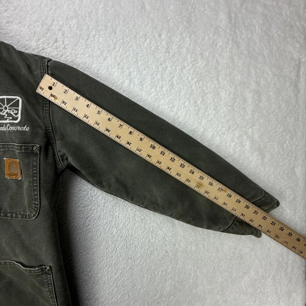 Carhartt Chore Coat Blanket Lined Mens Small C02 MOS Moss Green‎